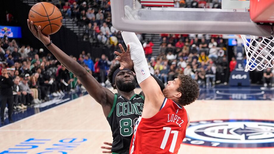 Neemias Queta figurou no cinco inicial dos Celtics frente aos LA Clippers