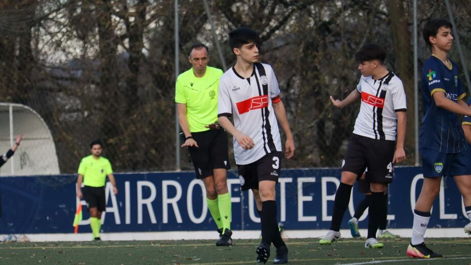 João Pinheiro em ação no distrital de juvenis de Braga