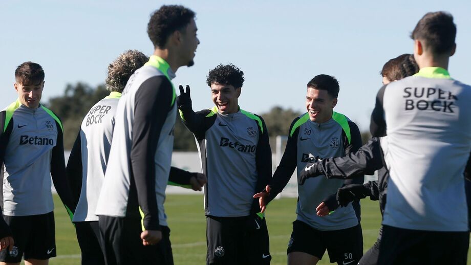 Luís Guilherme treina há uma semana em Alcochete