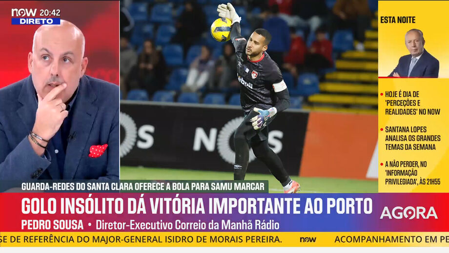 Diretor executivo da CM Rádio aponta falhas técnicas do guardião do Santa Clara no lance do golo de Samu