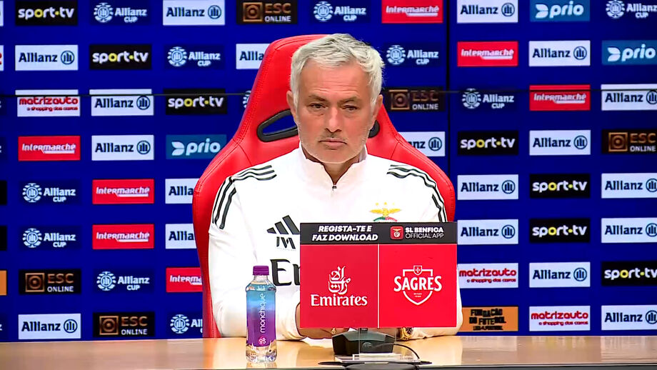 Treinador do Benfica na antevisão ao jogo com o Sp. Braga para as meias-finais da Allianz Cup