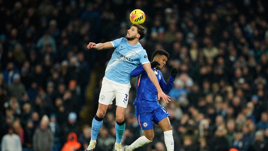 Rúben Dias lesionou-se no jogo com o Chelsea