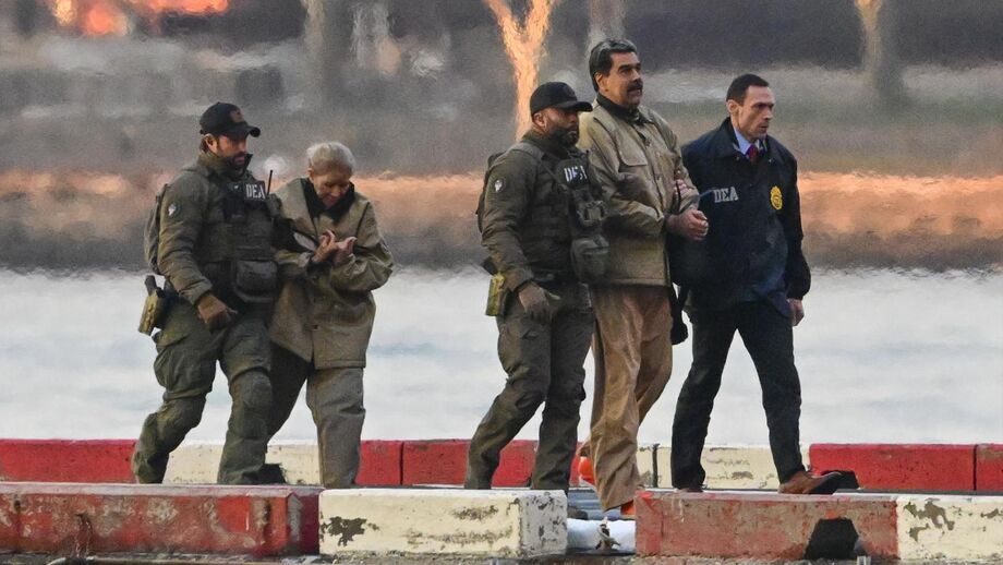 Nicolás Maduro e a mulher, Cilia Flores, em Nova Iorque 