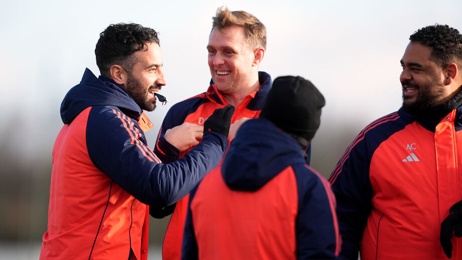 Ruben Amorim e Darren Fletcher construíram uma boa relação no Manchester United