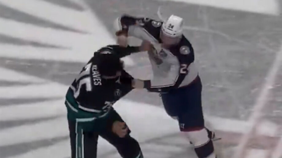 Ryan Reaves e Mathieu Olivier deram um show diferente