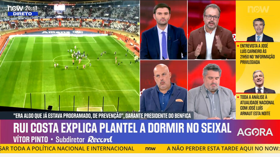 Vítor Pinto analisou declarações 'explosivas' do treinador do Benfica