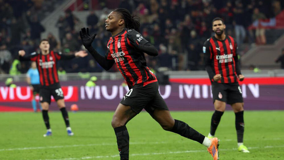 Rafael Leão marca e evita derrota do Milan contra Génova