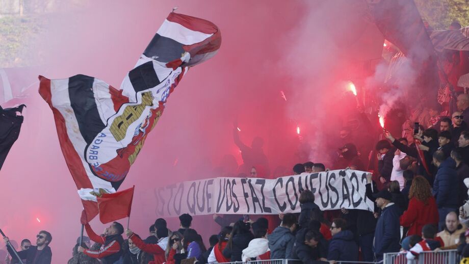 Claques do Sp. Braga protestam