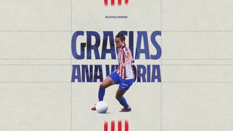 Ana Vitória deixa Atlético Madrid e regressa ao Corinthians 