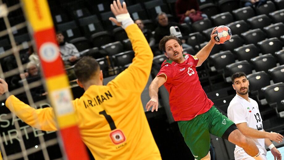 António Areia ao serviço da seleção de andebol