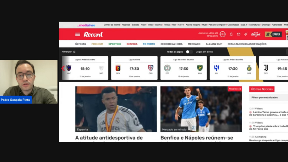 A análise aos principais temas da janela de transferências