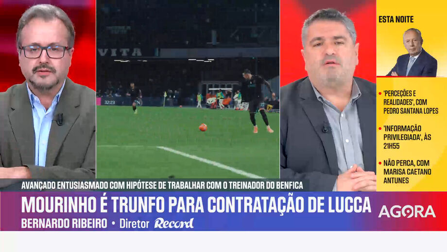 Diretor de Record diz que o Benfica precisa de ter certezas absolutas de que Mourinho é o treinador na próxima época antes de fazer um investimento avultado