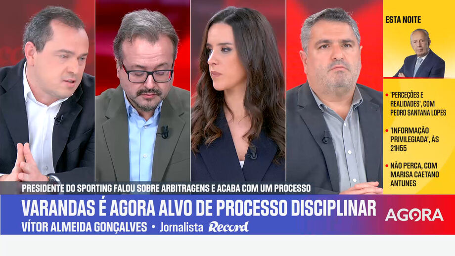 Vítor Almeida Gonçalves no Record na Hora, do NOW