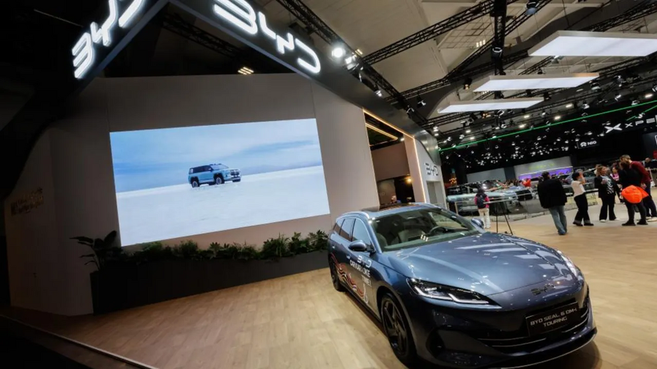 A BYD lidera as vendas entre as fabricantes chinesas