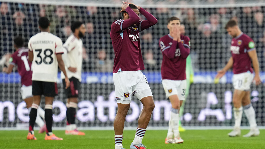 West Ham em situação delicada