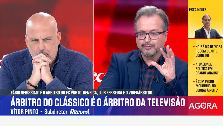 Subdiretor de Record analisa escolha do juiz da AF Leiria para o FC Porto-Benfica