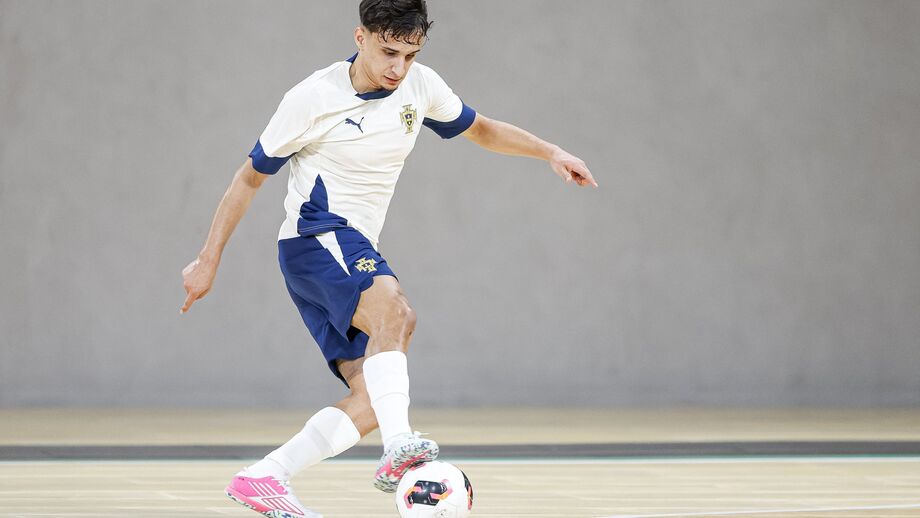 Lúcio Rocha na preparação para o Europeu de futsal