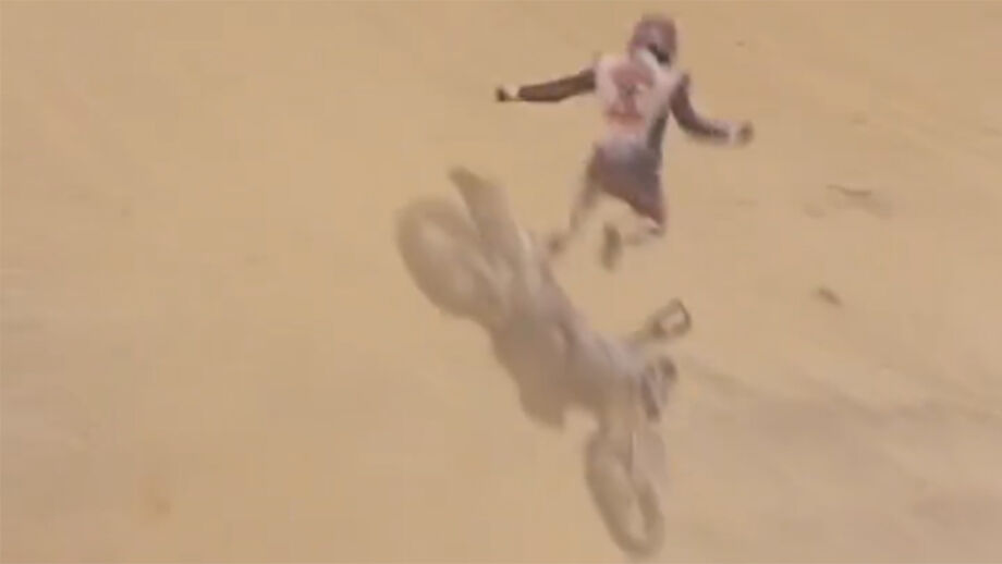 Arnau Lledó deixou uma das imagens mais duras do dia na prova