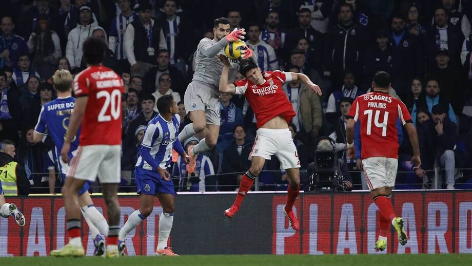 António Silva com Diogo Costa