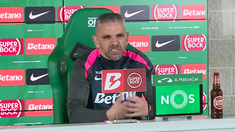 Treinador do Sporting sublinha que a equipa continua a fazê-lo acreditar