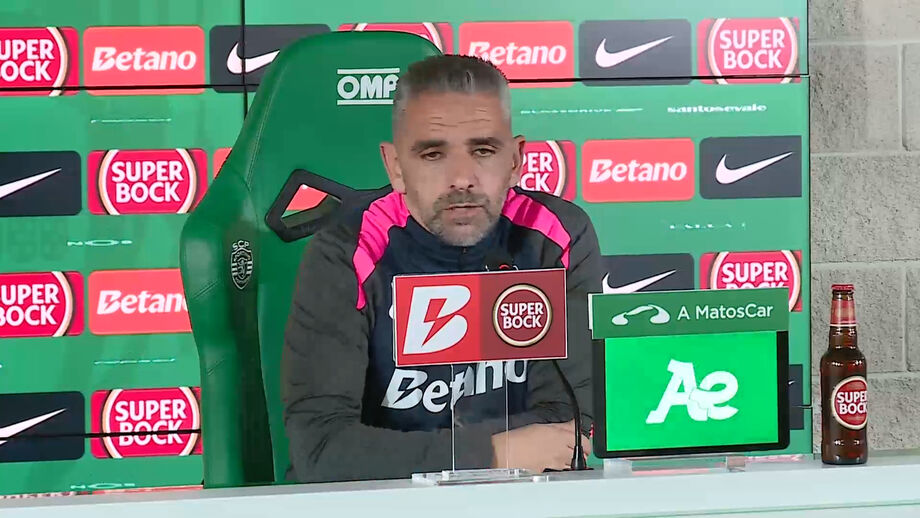 Treinador do Sporting fala da situação do extremo