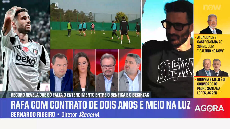 Diretor de Record analisa mudança iminente do avançado do Besiktas para a Luz