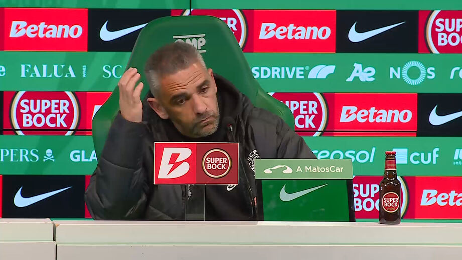 Treinador Sporting "feliz" com o grupo