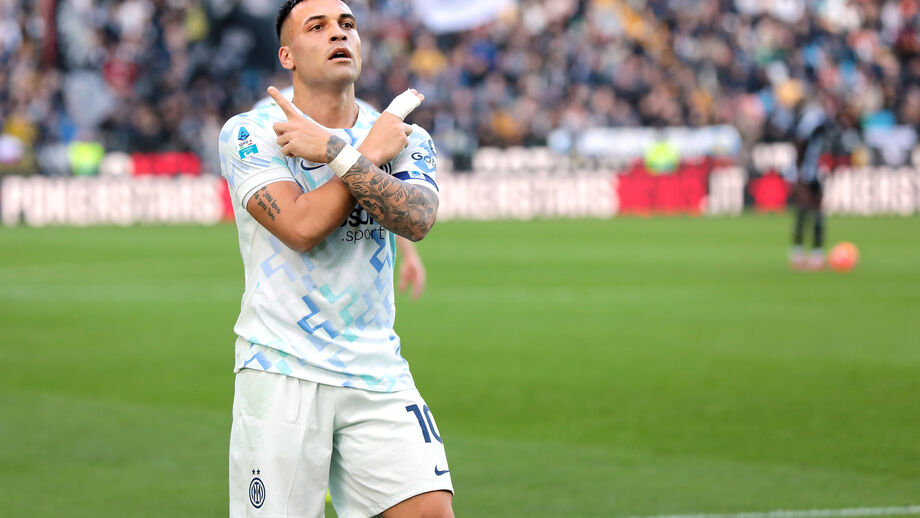 Lautaro Martínez decisivo no triunfo do Inter diante da Udinese