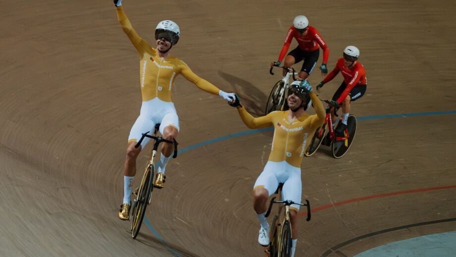 Rui Oliveira e Iúri Leitão festejam em Sangalhos