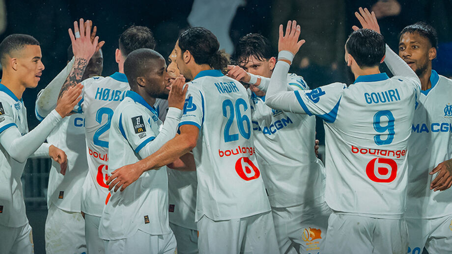 Marselha isola-se na terceira posição da Liga francesa