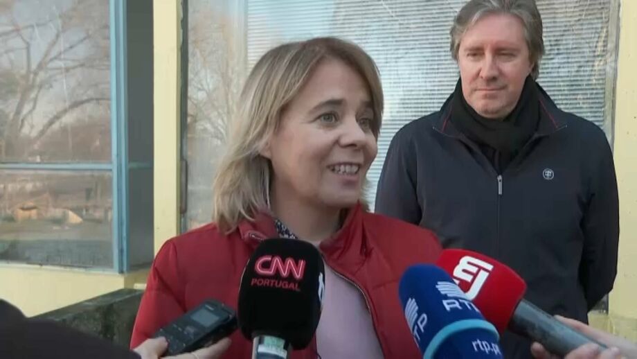 Candidata presidencial falou na Escola Eugénio de Andrade