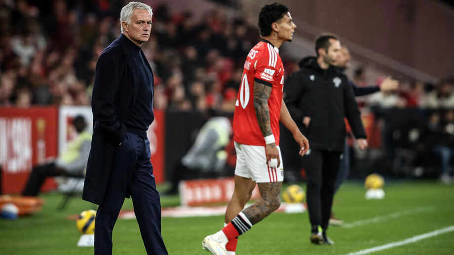 José Mourinho e Richard Ríos 