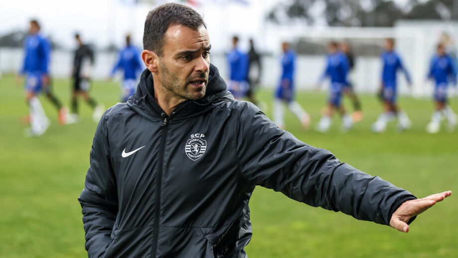João Gião, treinador do Sporting B