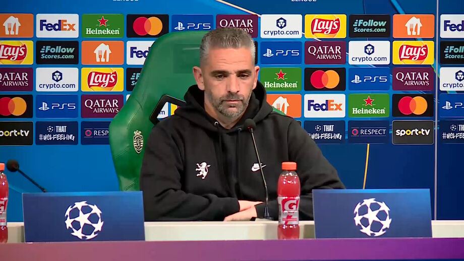 Treinador do Sporting diz que é sempre uma grande motivação defrontar adversários da valia do PSG