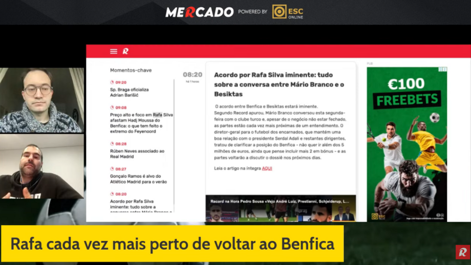 Os temas que marcam o dia nesta janela de transferências