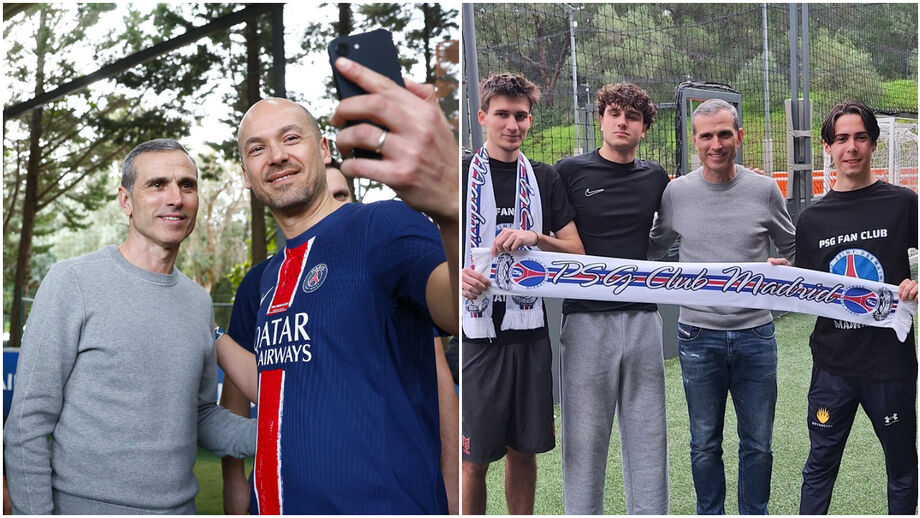 Pedro Pauleta numa manhã cheia de boa disposição