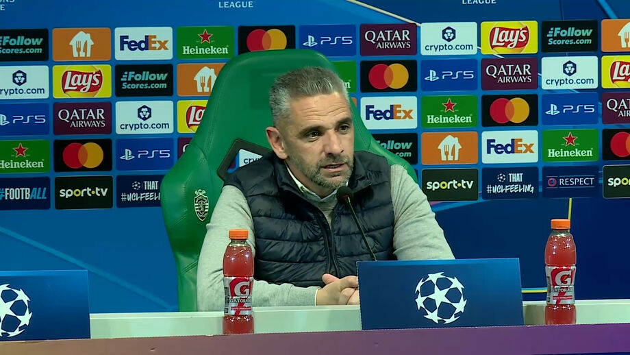 Apesar de estar focado no duelo com o Arouca, o técnico do Sporting assume vontade em ir atrás dos três pontos na última jornada da Champions
