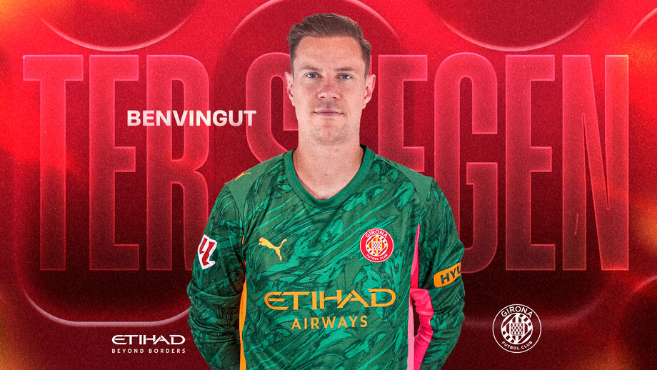 Ter Stegen reforça o Girona num empréstimo do Barcelona