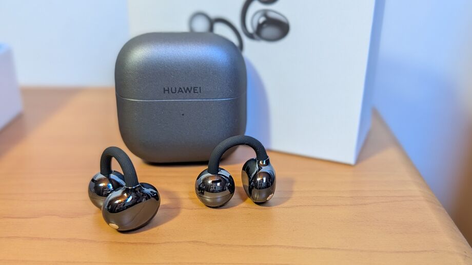 Auriculares Huawei FreeClip 2 e estojo de carregamento