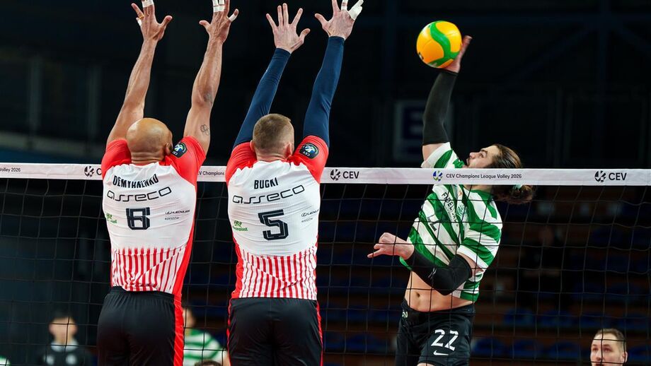 Sporting CP perde com o Rzeszow na Liga dos Campeões de voleibol