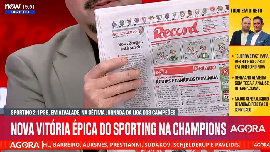 Subdiretor de Record explica editorial escrito na sequência do jogo da Liga dos Campeões