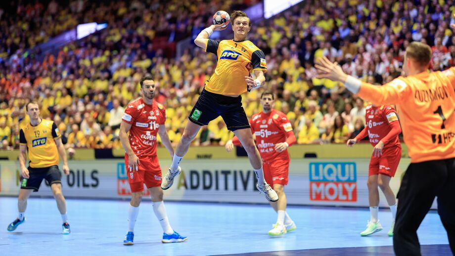 Suécia derrota Croácia no Europeu de andebol