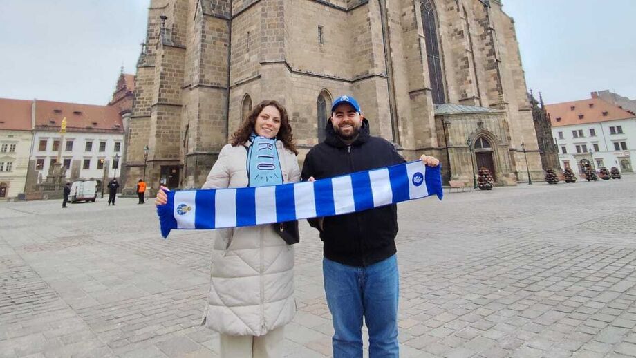 Vasco e Raquel Fontes em Plzen