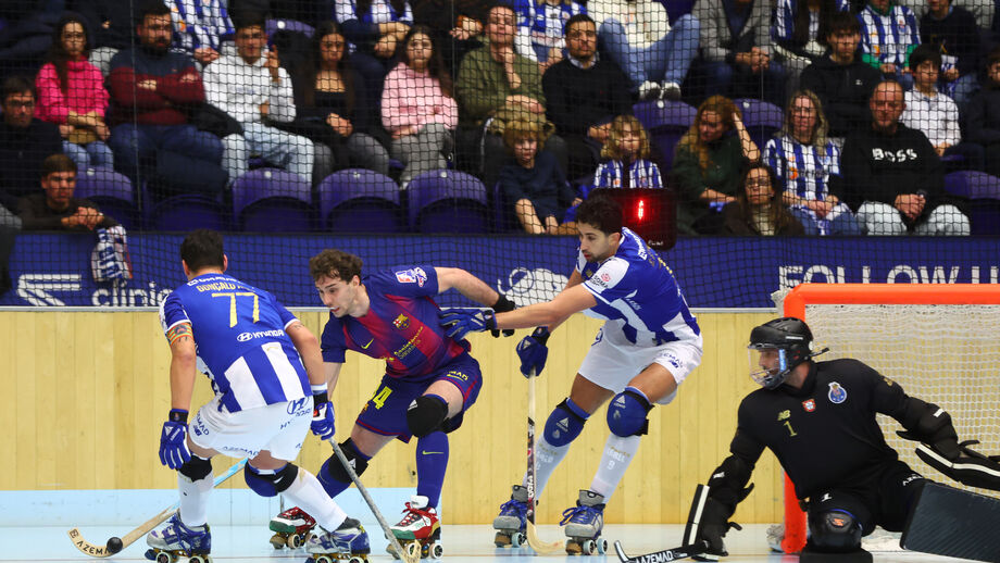 Barcelona supera FC Porto no hóquei; Benfica mantém liderança na Champions
