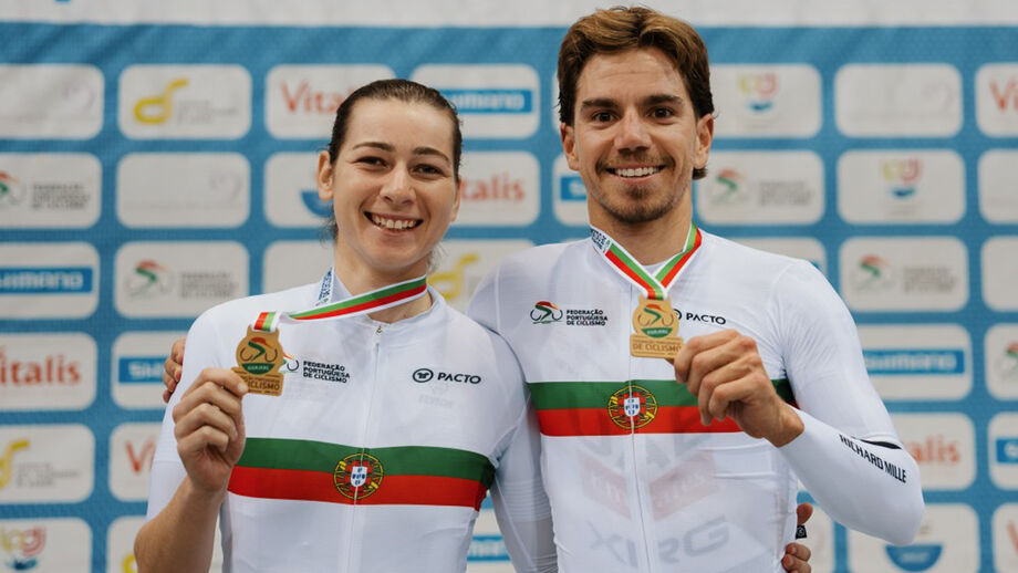 Daniela Campos e Rui Oliveira sagram-se campeões nacionais de omnium