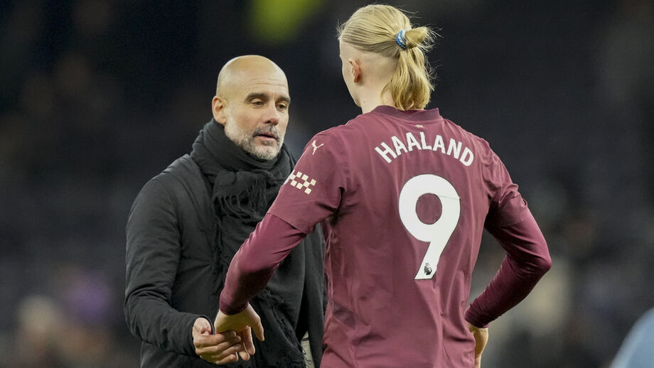 Guardiola e Halaand não têm tido vida fácil no Manchester City