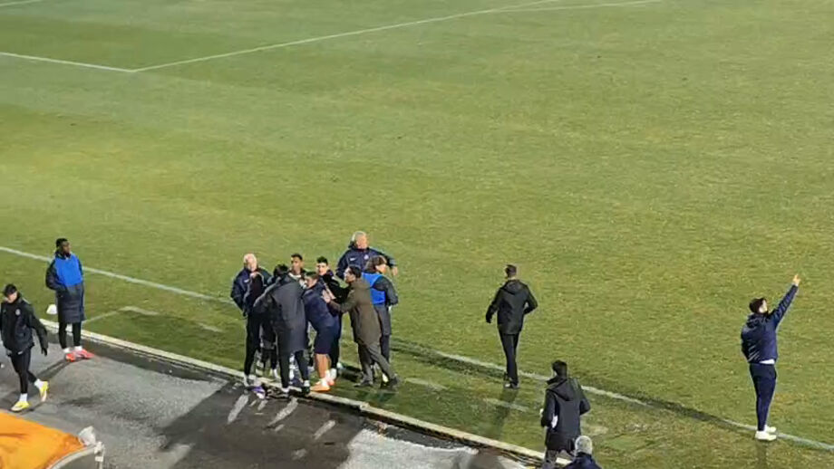 Depois de Suárez marcar aos 90'+6