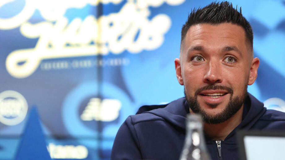 Farioli em conferência de imprensa