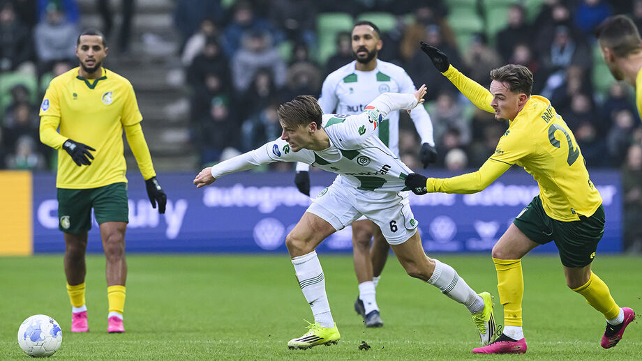 Alvo do Benfica em ação diante do  Fortuna Sittard