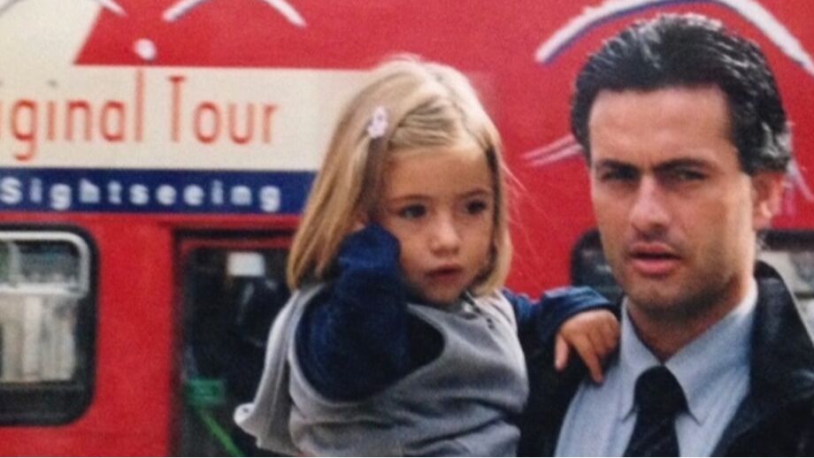 José Mourinho com a filha Matilde em Londres